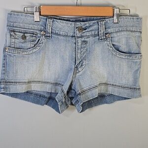 Hydraulic Shorts Womens Size 15/16 Light Blue Denim Jean Shorts